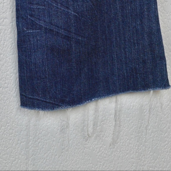 Vigoss Flare‎ Leg Raw Hem Distressed Jeans Size 5 - Picture 11 of 14
